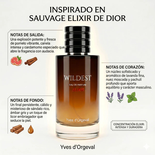 INSPIRADO EN SAUVAGE Elixir DE DIOR 100ml