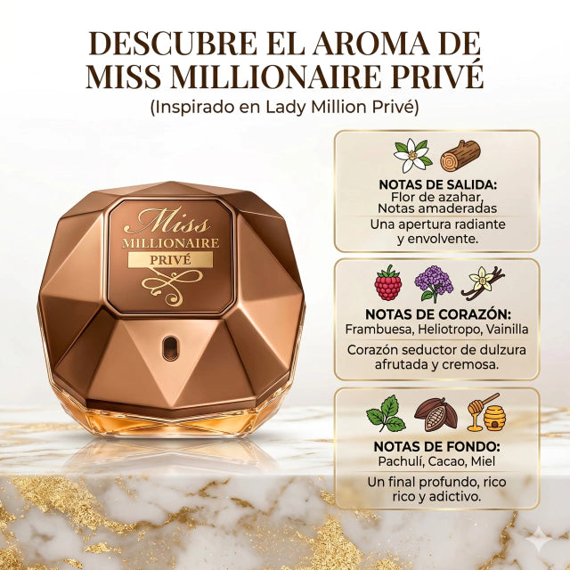 INSPIRADO EN LADY MILLION PRIVE de PACO RABANNE 90ml