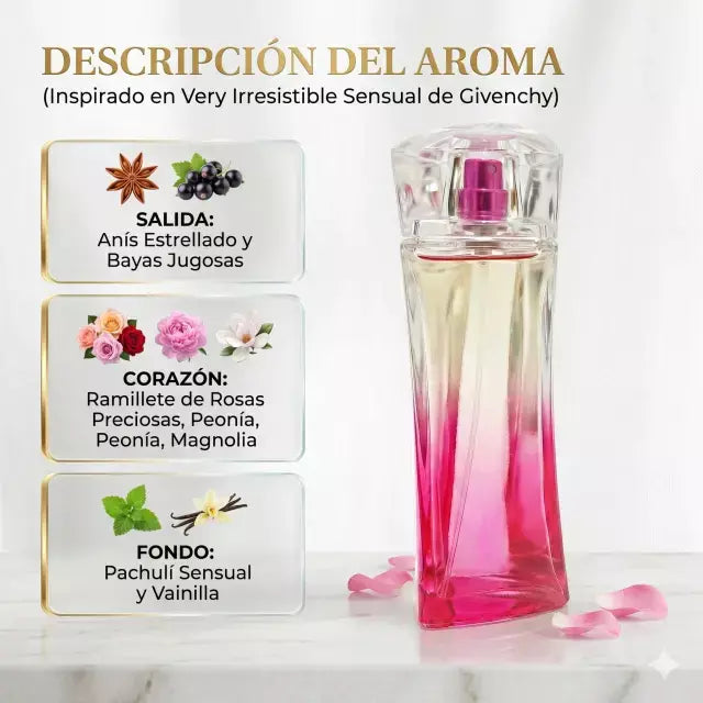 INSPIRADO EN VERY IRRESISTIBLE DE GIVENCHY 100ml