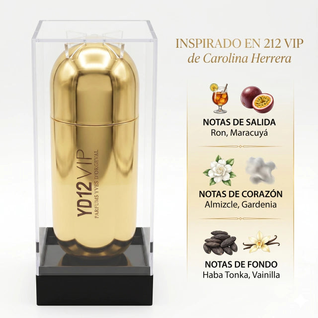 Inspirado en 212 VIP de Carolina Herrera 80ml