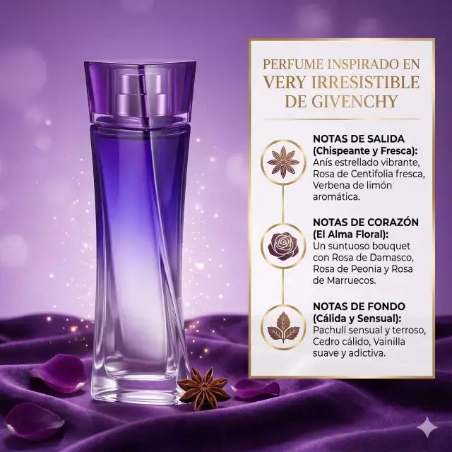 INSPIRADO EN VERY IRRESISTIBLE SENSUAL DE GIVENCHY 100ml