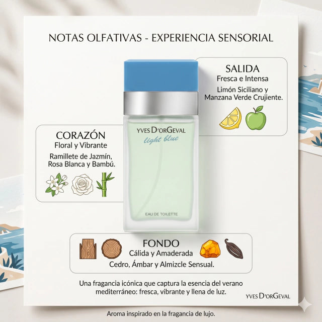 INSPIRADO EN LIGHT BLUE de DOLCE & GABBANA 100ml