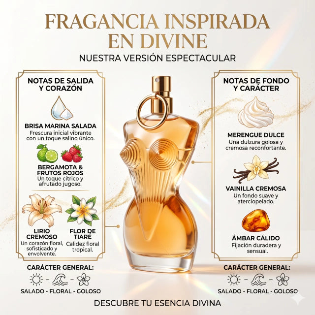 INSPIRADO EN DIVINE DE JEAN PAUL GAULTIER 100ml