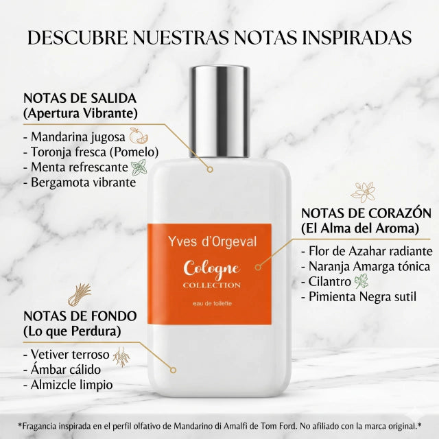 Inspirado en Mandarino di Amalfi de Tom Ford 100ml