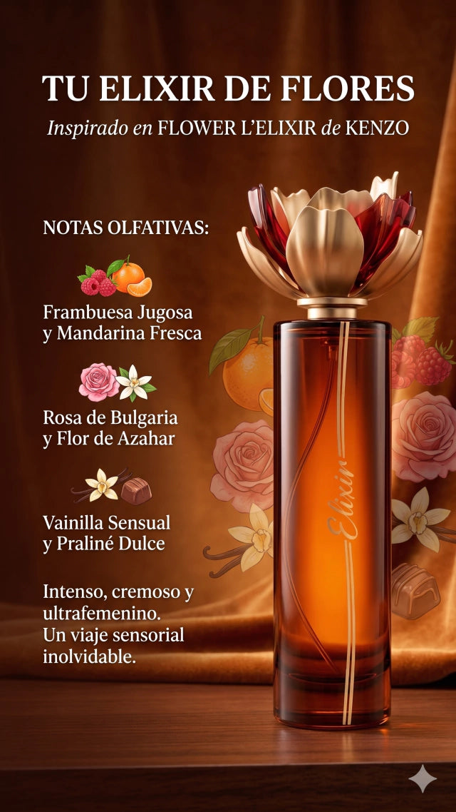 INSPIRADO EN FLOWER L'ELIXIR de KENZO 100ml