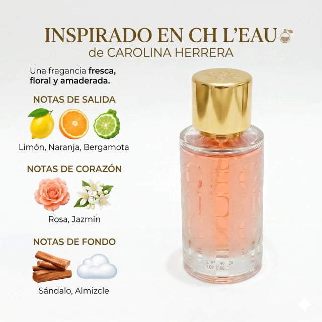 INSPIRADO EN CH L'EAU de CAROLINA HERRERA 55ml