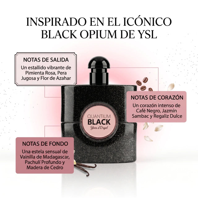 INSPIRADO EN BLACK OPIUM de YVES SAINT LAURENT 100ml