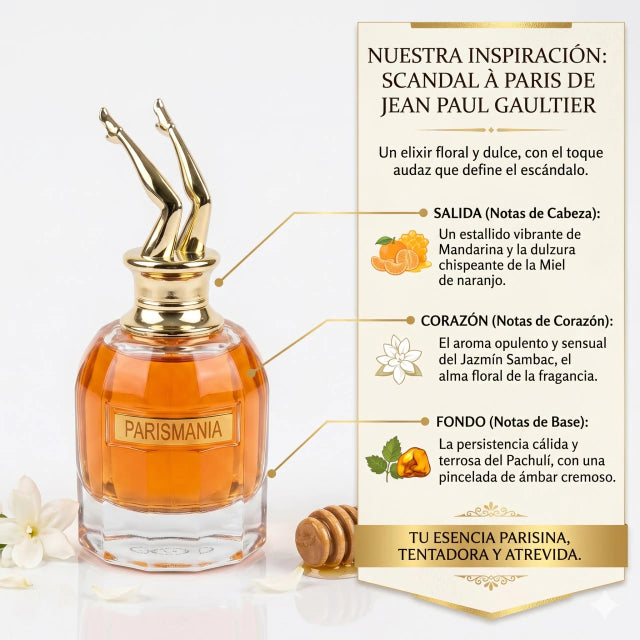 INSPIRADO EN SCANDAL A PARIS DE JEAN PAUL GAULTIER 85ml