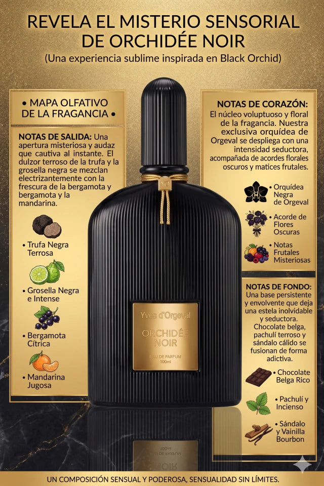 INSPIRADO EN BLACK ORCHID DE TOM FORD 100ml