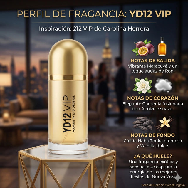 INSPIRADO EN 212 VIP DE CAROLINA HERRERA 100ml