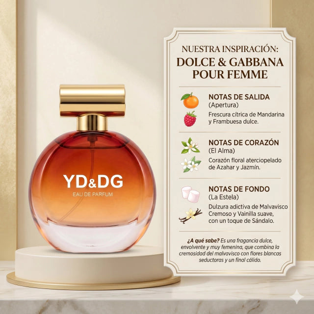 INSPIRADO EN DOLCE & GABBANA POUR FEMME 75ml