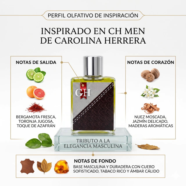 INSPIRADO EN CH MEN DE CAROLINA HERRERA 100ml