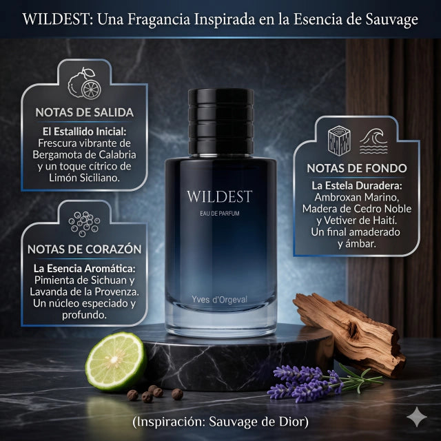 INSPIRADO EN SAUVAGE DE DIOR 100ml