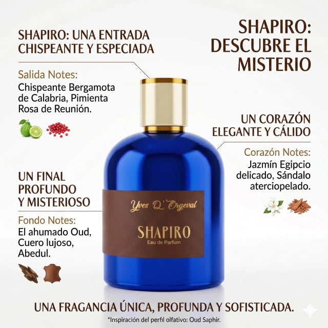 INSPIRADO EN OUD SAPHIR de ATELIER 100ml