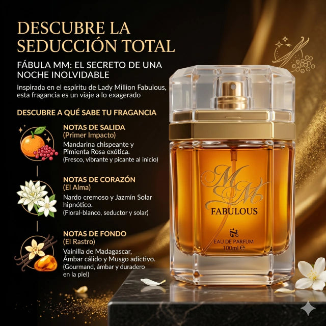 Inspirado en Lady Million Fabulous de Pago Rabanne 100ml