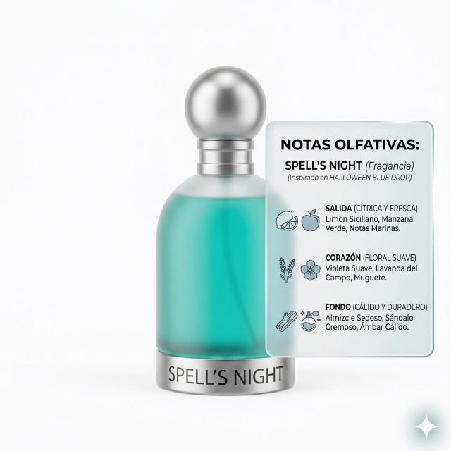 INSPIRADO EN HALLOWEEN BLUE DROP de JESÚS DEL POZO 80ml