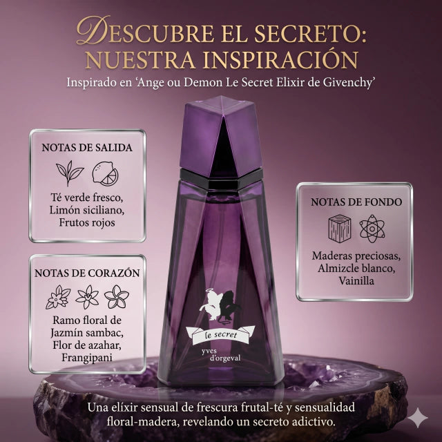 Inspirado en ANGE OU DEMON LE SECRET ELIXIR de GIVENCHY 100ml