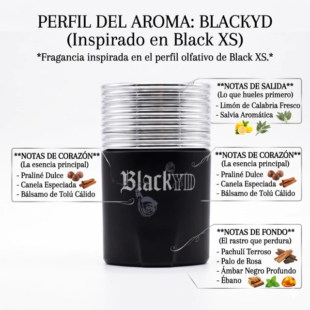 INSPIRADO EN BLACK XS DE PACO RABANNE 100ml