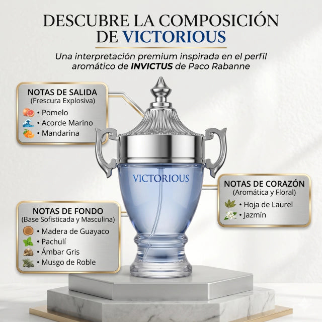 INSPIRADO EN INVICTUS DE PACO RABANNE 100ml