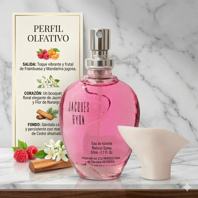 Inspirado en 212 HEROES Fem de Carolina HERRERA 50ml